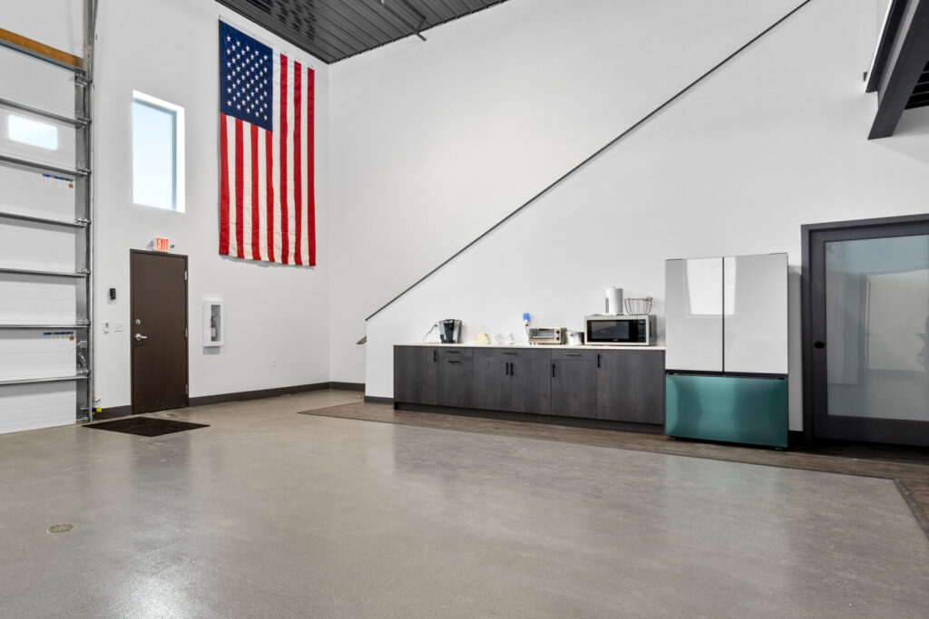 The interior of the Axys Construction office area.